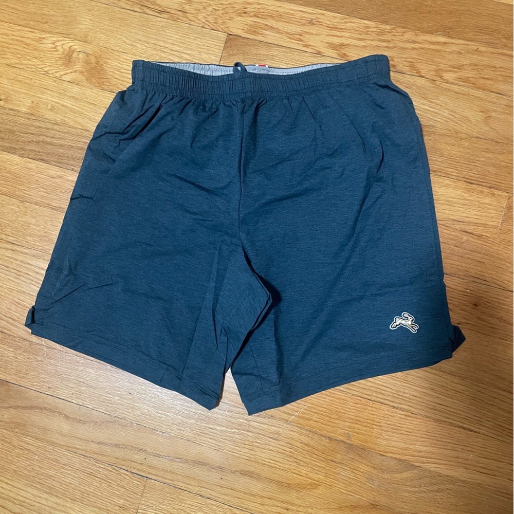 Men’s S Tracksmith Session shorts in “denim”